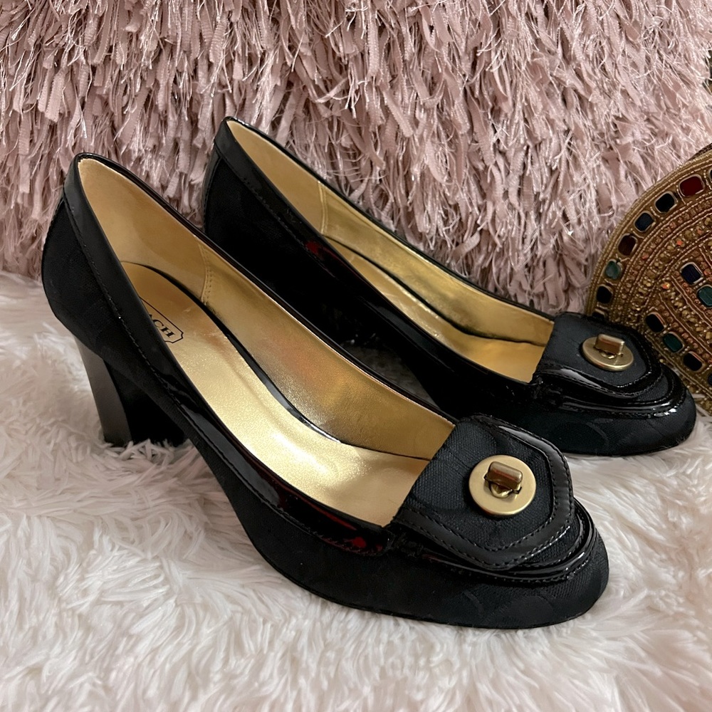 Coach black shoes